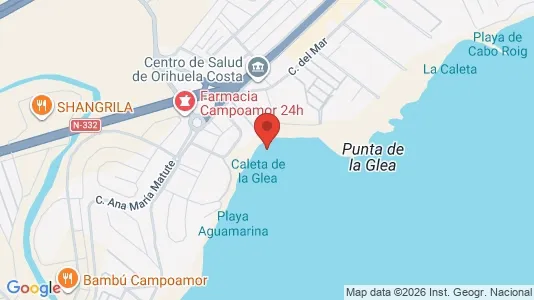 Apartments for rent i Orihuela - kort over placeringen