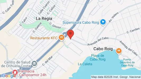 Apartments for rent i Orihuela - kort over placeringen