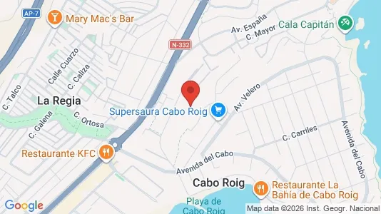 Apartments for rent i Orihuela - kort over placeringen