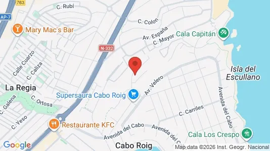 Apartments for rent i Orihuela - kort over placeringen