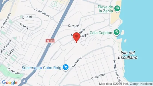 Apartments for rent i Orihuela - kort over placeringen