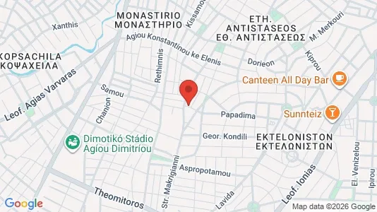 Apartments for rent i Agios Dimitrios - kort over placeringen