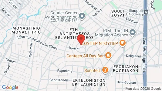 Apartments for rent i Agios Dimitrios - kort over placeringen