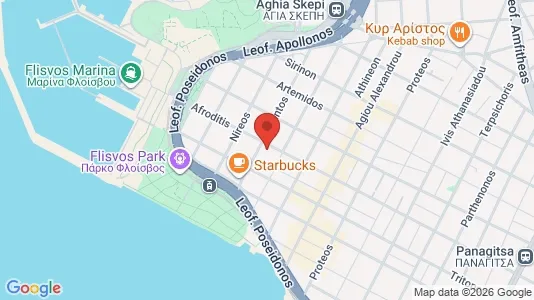 Apartments for rent i Palaio Faliro - kort over placeringen