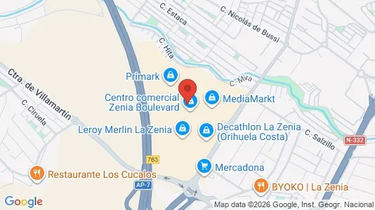 Apartments for rent i Orihuela - kort over placeringen
