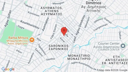 Apartments for rent i Agios Dimitrios - kort over placeringen