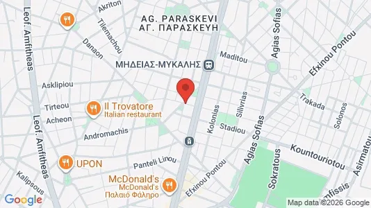 Apartments for rent i Nea Smyrni - kort over placeringen