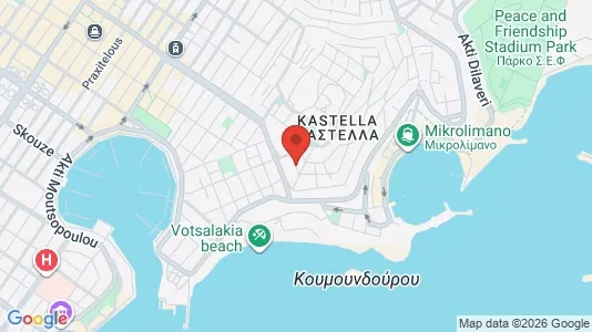 Apartments for rent i Piraeus - kort over placeringen