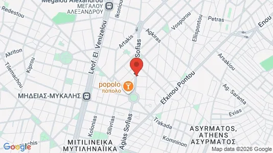 Apartments for rent i Agios Dimitrios - kort over placeringen