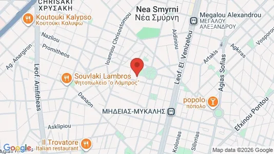 Apartments for rent i Nea Smyrni - kort over placeringen
