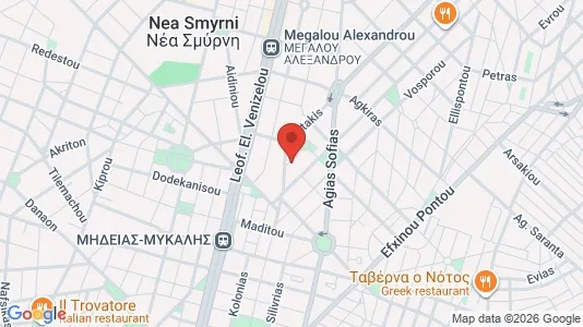 Apartments for rent i Agios Dimitrios - kort over placeringen