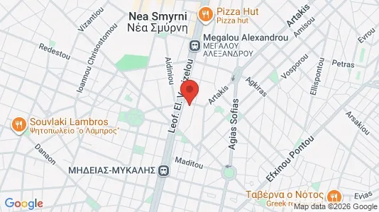 Apartments for rent i Agios Dimitrios - kort over placeringen