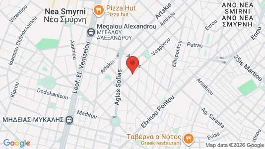 Apartments for rent i Agios Dimitrios - kort over placeringen