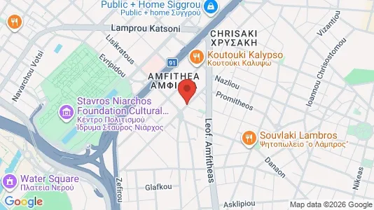 Apartments for rent i Kallithea - kort over placeringen