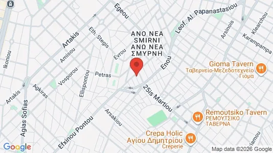 Apartments for rent i Agios Dimitrios - kort over placeringen