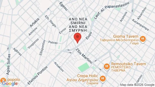 Apartments for rent i Agios Dimitrios - kort over placeringen