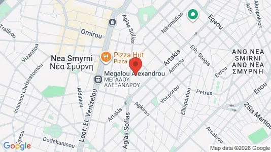 Apartments for rent i Agios Dimitrios - kort over placeringen