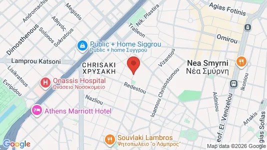 Apartments for rent i Nea Smyrni - kort over placeringen