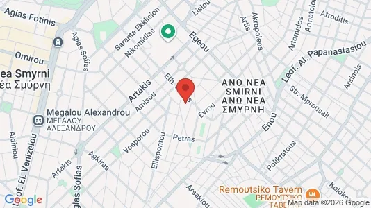 Apartments for rent i Agios Dimitrios - kort over placeringen