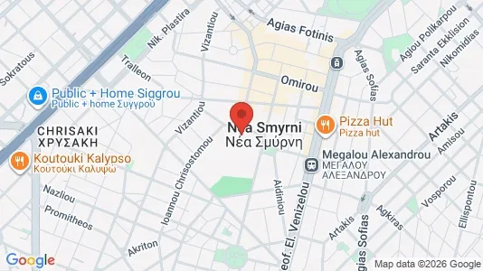 Apartments for rent i Nea Smyrni - kort over placeringen