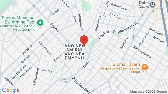 Apartments for rent i Agios Dimitrios - kort over placeringen