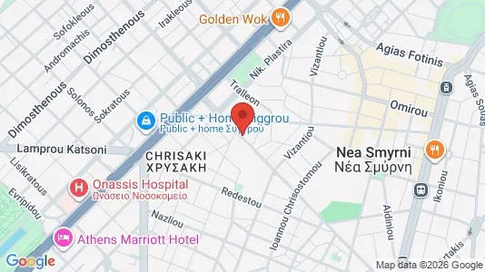 Apartments for rent i Nea Smyrni - kort over placeringen