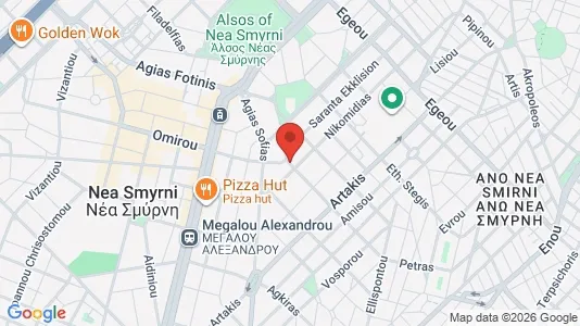 Apartments for rent i Agios Dimitrios - kort over placeringen