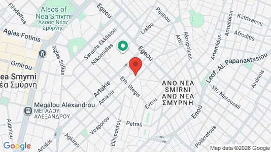 Apartments for rent i Agios Dimitrios - kort over placeringen