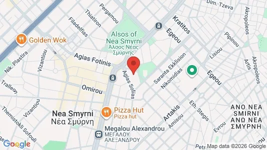 Apartments for rent i Agios Dimitrios - kort over placeringen