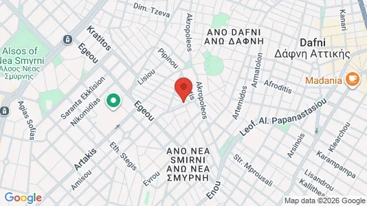 Apartments for rent i Agios Dimitrios - kort over placeringen