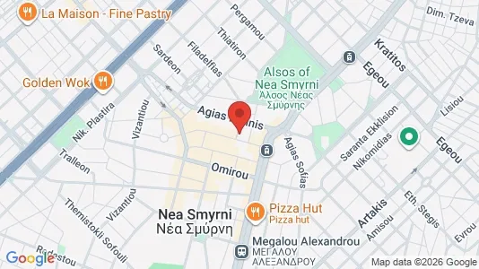 Apartments for rent i Ano Nea Smyrni - kort over placeringen