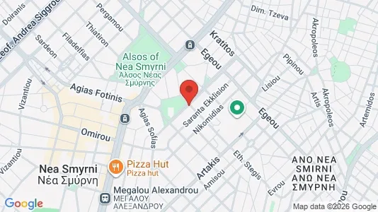 Apartments for rent i Agios Dimitrios - kort over placeringen