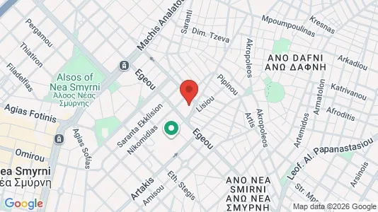 Apartments for rent i Agios Dimitrios - kort over placeringen