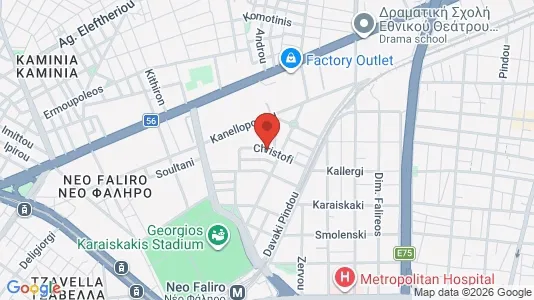 Apartments for rent i Piraeus - kort over placeringen