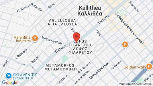 Apartments for rent i Kallithea - kort over placeringen