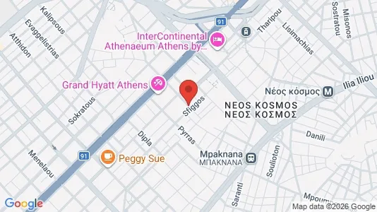 Apartments for rent i Athens Akropoli - kort over placeringen