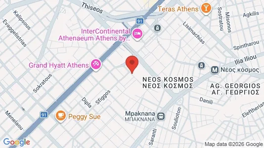 Apartments for rent i Athens Akropoli - kort over placeringen