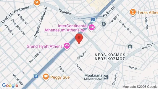 Apartments for rent i Athens Akropoli - kort over placeringen