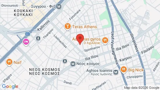 Apartments for rent i Athens Akropoli - kort over placeringen