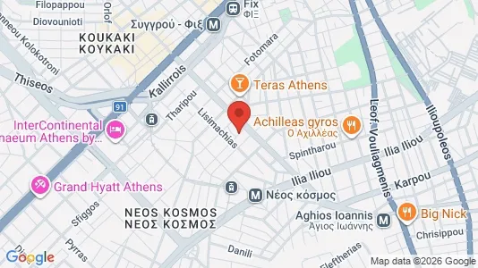 Apartments for rent i Dafni-Ymittos - kort over placeringen