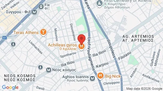 Apartments for rent i Athens Akropoli - kort over placeringen