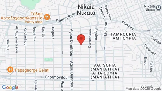 Apartments for rent i Nikaia-Agios Ioannis Rentis - kort over placeringen