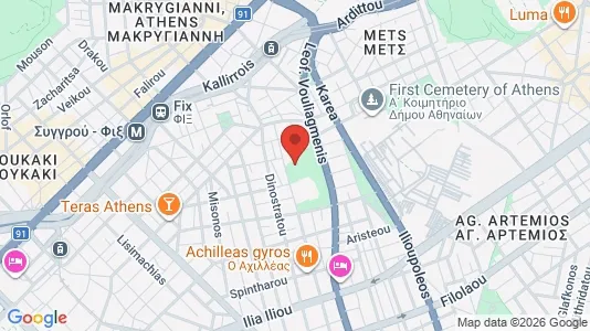 Apartments for rent i Athens Akropoli - kort over placeringen