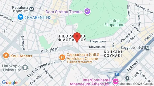 Apartments for rent i Athens Akropoli - kort over placeringen