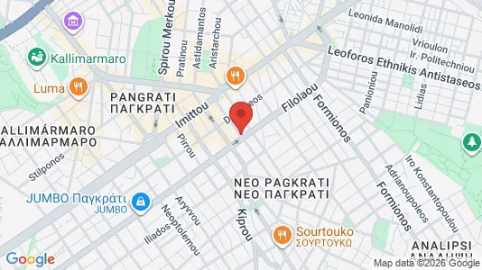 Apartments for rent i Vyronas - kort over placeringen