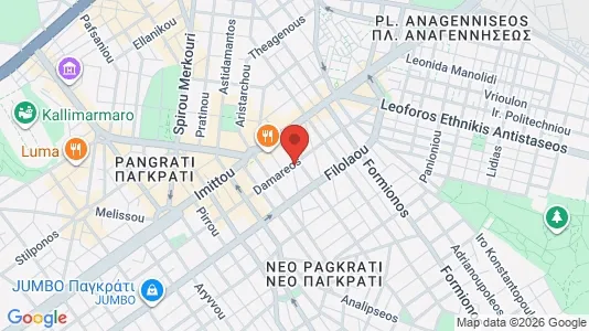 Apartments for rent i Vyronas - kort over placeringen