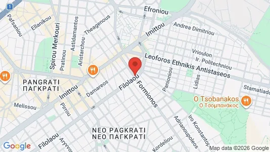 Apartments for rent i Vyronas - kort over placeringen