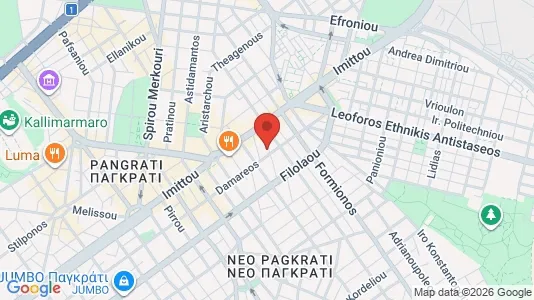Apartments for rent i Vyronas - kort over placeringen