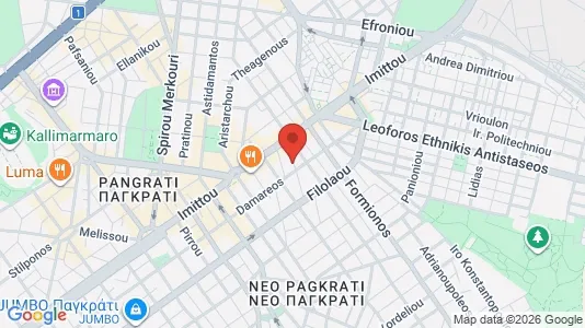 Apartments for rent i Vyronas - kort over placeringen