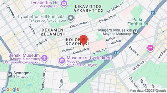 Apartments for rent i Athens Ampelokipoi - kort over placeringen